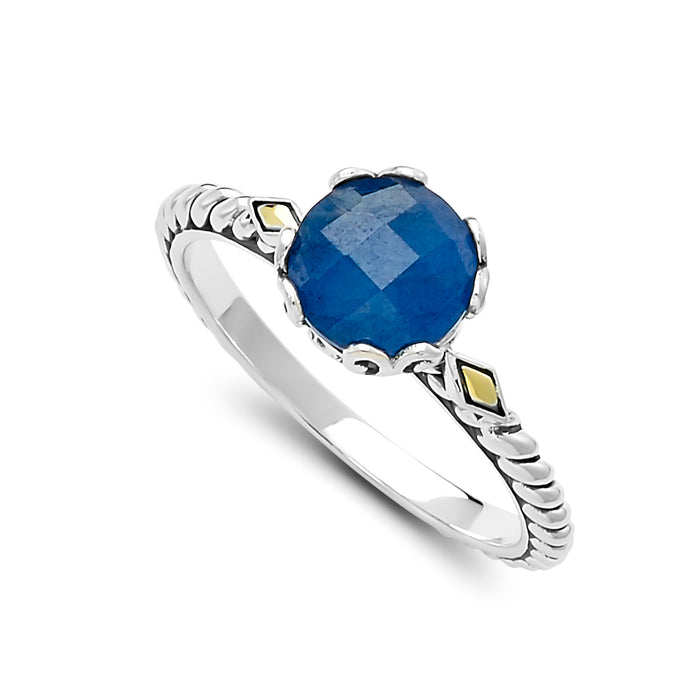Samuel B Glow Ring Blue Sapphire