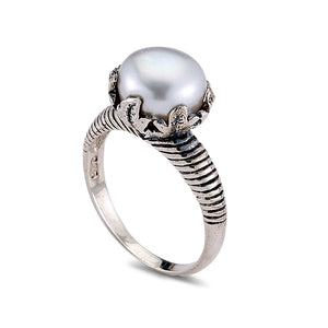 Samuel B Padma Ring Pearl
