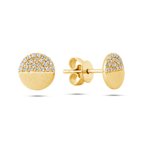 Dilamani Diamond Disc Earring