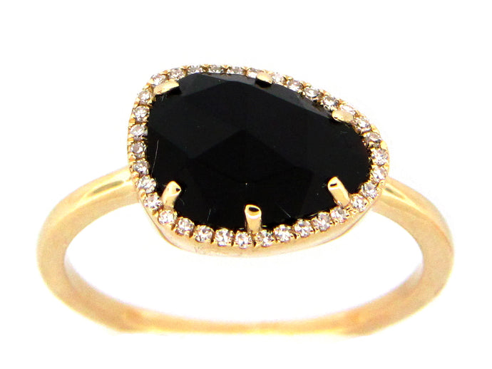 Dilamani Onyx & Diamond Ring