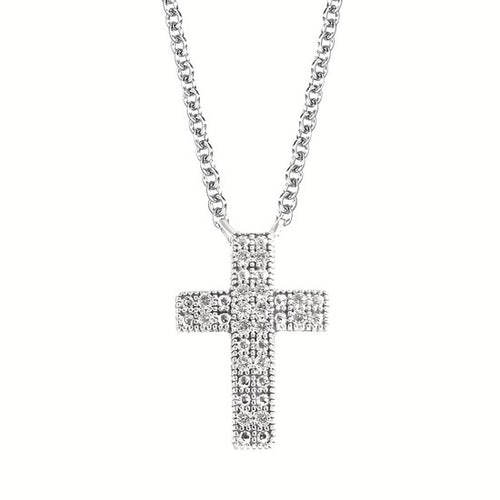 Ostbye Diamond Cross Necklace SS