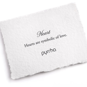 Pyrrha Heart Threader Earrings